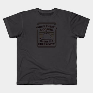 Creativity from Coffee - The Coffee Lover Kids T-Shirt